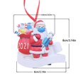 thumbnail image 2 of Cubierta De La Cara Del Día De Navidad Colgante De Muñeco De Nieve Adornos Lindos Decoración De Árbol De Navidad Para Navidad Kearding AP005839-00, 2 of 6