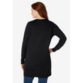thumbnail image 2 of Woman Within Plus Size Perfect Longer-Length Cotton Cardigan Sweater, 2 of 5