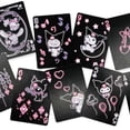 thumbnail image 4 of Cartas de juego Kawaii Sanrios para niñas, juguetes de peluche con estampado de dibujos animados de Anime Kuromi, regalos bonitos, 4 of 4