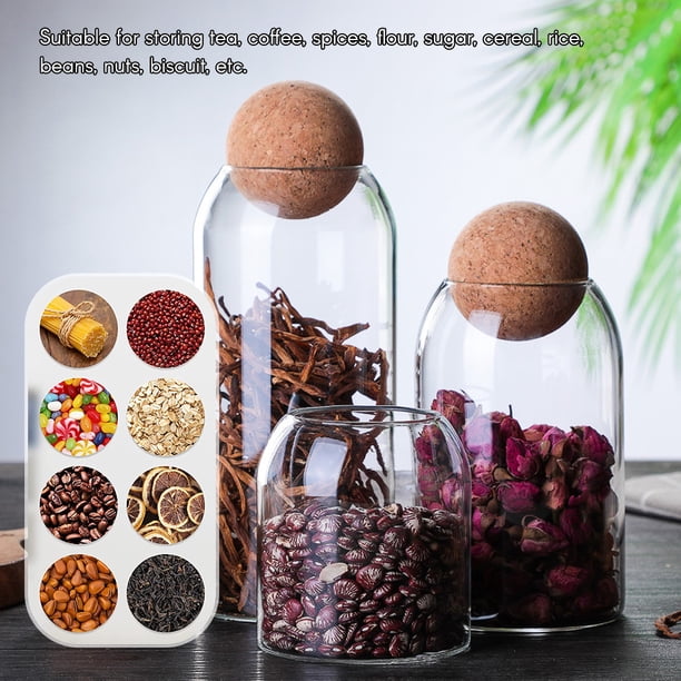 Yuehuam Juego De 3 Recipientes Herméticos Para Café, Té, Azúcar, Con