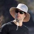 thumbnail image 4 of Dyfzdhu Bucket Hats Mens Outdoor Sun Protection Mesh Breathable Fisherman Cap Foldable Bucket Hat, 4 of 7