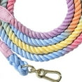thumbnail image 5 of Dog Handcrafted Dog Leash Multifunctional Double Head Braiding Dog Training Leash with Gold Accessories for Running, 5 of 5