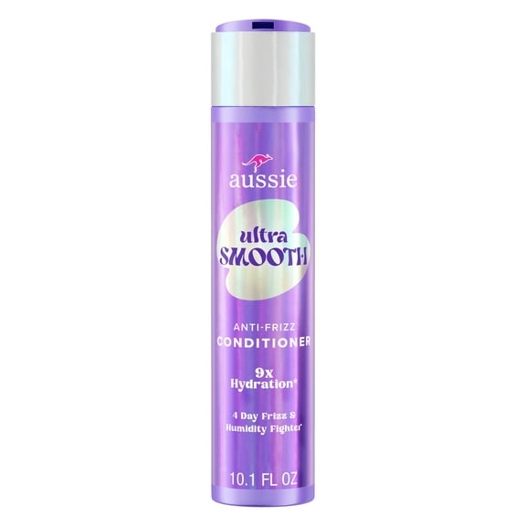 Aussie Ultra Smooth, Anti-Frizz Conditioner, Hydrates and Smooths, with Silk Proteins, Sulfate Free 10.1oz