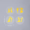 thumbnail image 3 of Esaierr 4 Rolls of Round Wedding Gold-Shaped Stickers Self-Adhesive Closure Packaging Stickers, 3 of 4