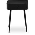 thumbnail image 1 of Meridian Furniture Rylan Table de Nuit en Métal Noir, 1 of 5
