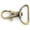 Brushed Brass, variant on Swivel Lobster Claw Clasps Classic Trigger Snap Hooks CS10 Purse Landyard Clip Fits 1/2" Strap Pack of 10 (Gold)