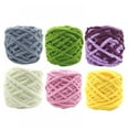 thumbnail image 2 of 2021 SALE 1Pc Natural Cotton Single-strand Thick Wool Thread Cord DIY Craft Making Knitting Rope Natural Color Macrame Cord Handmade Decorations,Green, 2 of 5