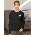 thumbnail image 2 of Candy Bandages W Face Sweatshirt Women -Image by Shutterstock, Female 3X-Large, 2 of 4
