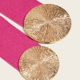 thumbnail image 5 of Cinturones de aleación para mujer, de moda, informales, de color sólido, con hebilla de metal y alta elasticidad., 5 of 5