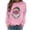 Pink, variant on Horkkom Button Down Shirts for Women V Neck Floral Print Short Sleeve Tops Spring Summer Loose Casual Tops M