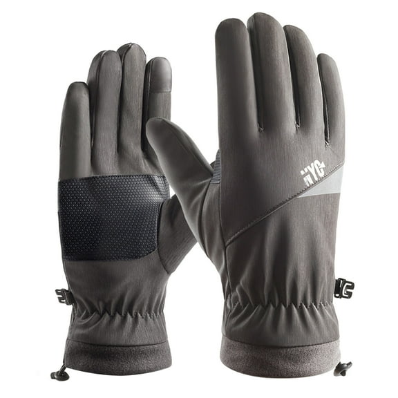 IROINNID Touchscreen Gloves for Men Winter Gloves For Touch-Screen Gloves Windproof Warm Gloves For Winter Use,Gray