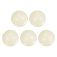thumbnail image 1 of Unique Bargains 5 Pcs Boules en Plastique Solide Nylon POM 15mm G3 Roulement de Précision, 1 of 6