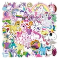 thumbnail image 2 of Queilt Autocollants, Lot de 50 - Unicorn, Multicolore, 2 of 4