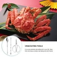 thumbnail image 2 of Lobster Scissors 2 Sets Crab Eating Tool Seafood Knives Cooking Biscuits Accessories Kit, 2 of 6