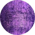 thumbnail image 1 of Ahgly Company Indoor Round Oriental Pink Industrial Area Rugs, 8' Round, 1 of 4