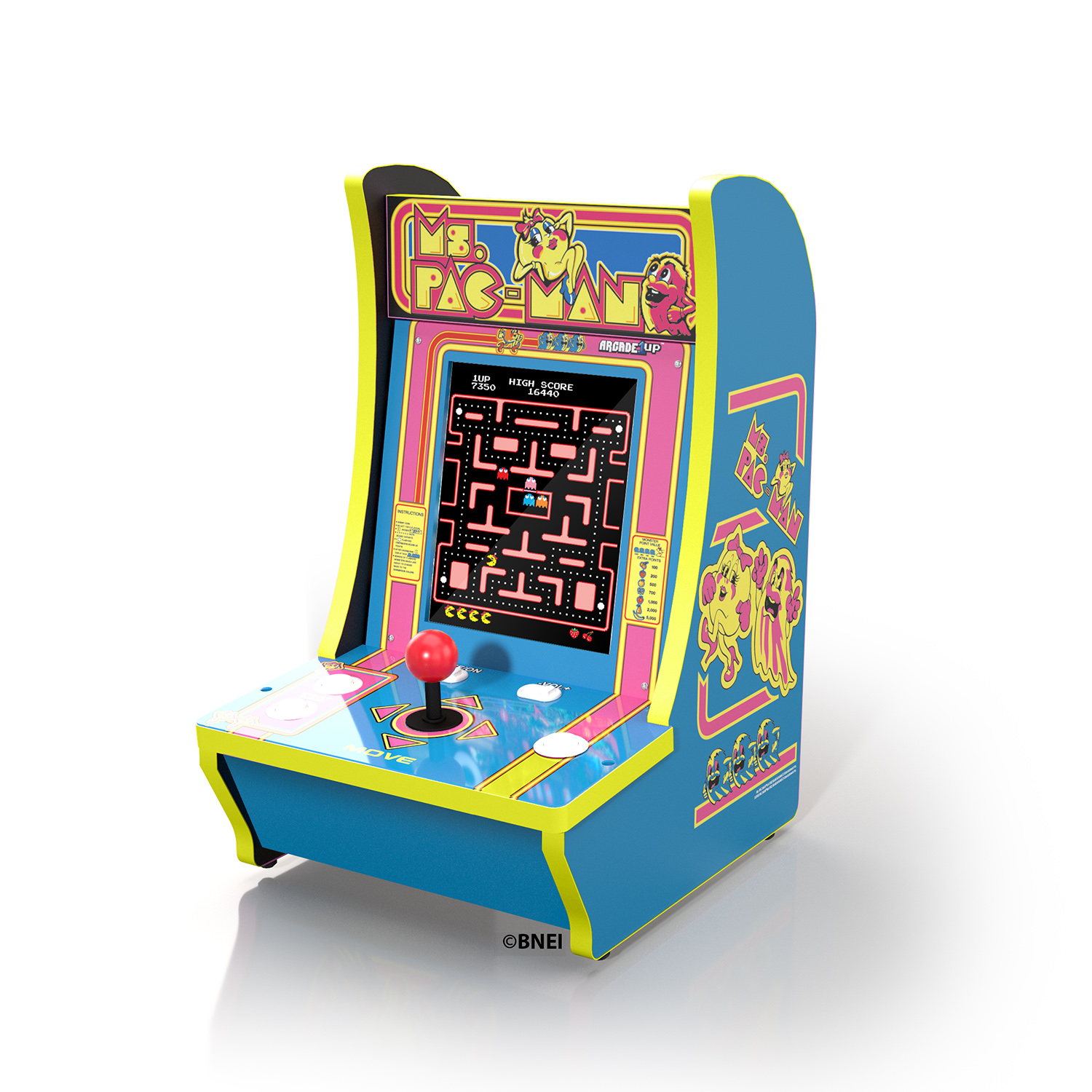 Ms. PAC-MAN Counter-cade, 4 Games in 1, Arcade1UP - image 2 of 7