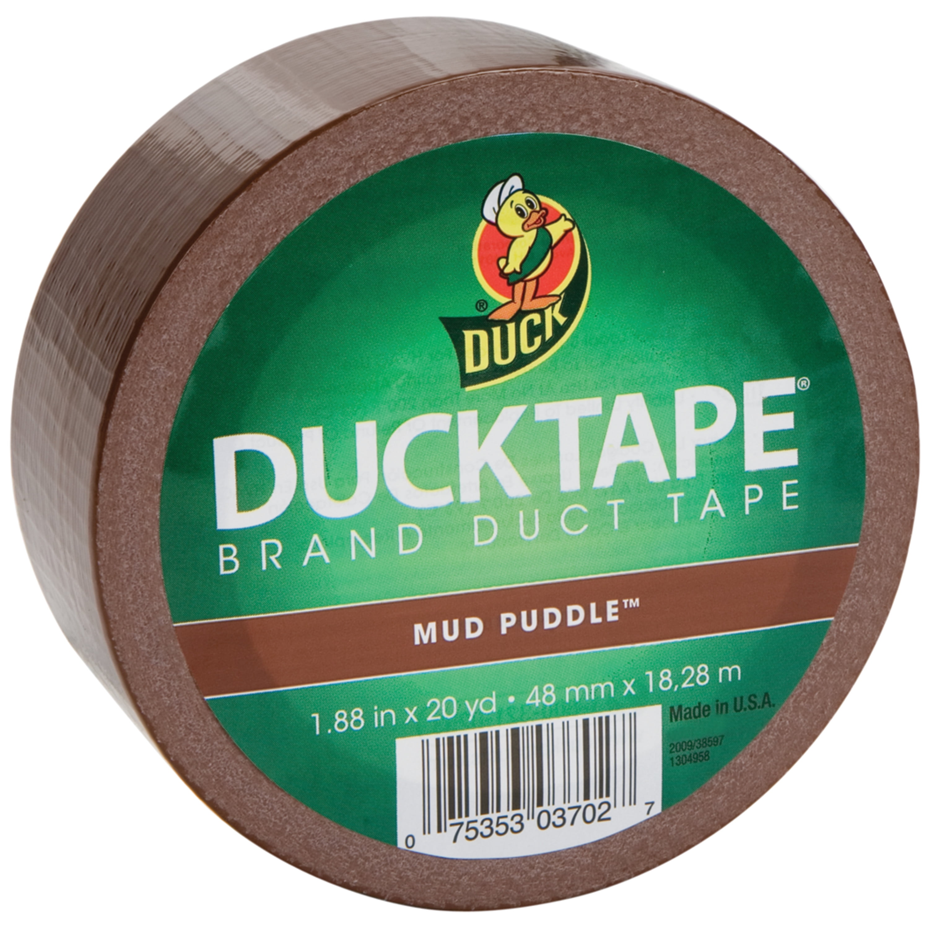 Duck Tape Solid Color Duck Tape, 1.88" x 20 yds., Mud Puddle Walmart