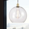 thumbnail image 2 of 516-1P-SG-G122-14 Innovations Lighting Athens - 1 Light Pendant In Industrial Style-18.38 Inches Tall and 13.75 Inches Wide-Satin Gold Finish-Clear, 2 of 2