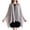 Gray, variant on Women Chiffon Shawls and Wraps for Evening Dresses, Floral Sheer Cape Poncho Cover Up Beach Silk Scarf Elegant Wedding Party Stole
