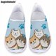 thumbnail image 1 of Zapatos planos casuales Doginthehole para mujer, nuevos y bonitos zapatos de enfermera blancos con diseño de cachorro de dibujos animados, zapatos clásicos de malla transpirables sin cordones, 1 of 5