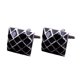 thumbnail image 1 of Par de Gemelos Cuadrados para Hombre Sunnimix Red Plateada Negra, 1 of 5