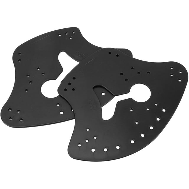 Yazoeia Hand Fin Flat Paddle, PP Silicone Distortion Proof Adjustable Comfortable Swim Paddles for Pool CJB12-76859