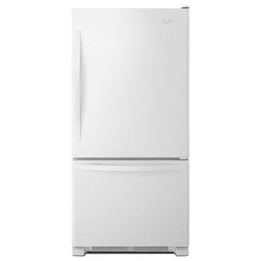 Whirlpool WRB329DMBW 18.7 Cu. Ft. White Bottom Freezer Refrigerator
