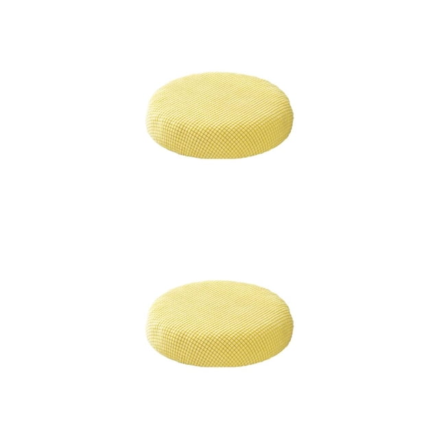 Wosthever Pinzas Respaldo Banda Elástica Cojines Para Taburete Fácil De Instalar Y Asegurar Fundas De Asiento De Cojín Amarillo amarillo 2Conjunto