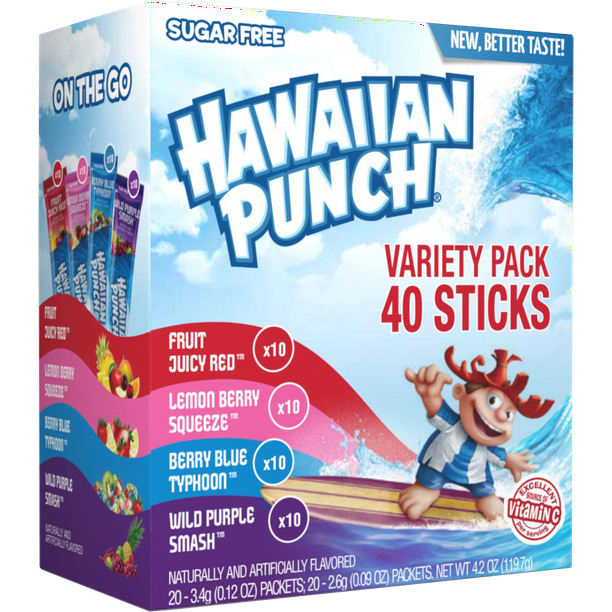 Hawaiian Punch Variety Pack Powder - Walmart.com - Walmart.com