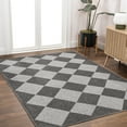 thumbnail image 4 of JONATHAN Y ATHENS 5 x 8 Area Rug, Draper Geometric Diamond Pattern - Dark Gray/Light Gray, ATH100C-5, 4 of 7