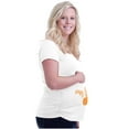 thumbnail image 6 of My Little Pumpkin October Pregnancy Women's Maternity T Shirt Tee Brisco Brands S, 6 of 7