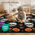thumbnail image 4 of ODIKA 2'x3' Washable Accent Rug Pet Friendly, Bedside Mat Goth Skull Halloween Spooky Interlocking Pastel Cartoon Whimsical for Bedroom, Nursery, RV, 4 of 7