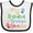 White and Black, variant on Inktastic My Grandma and Grandpa Love Me Boys or Girls Baby Bib