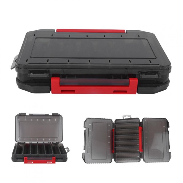 Caja De Se?uelos De Doble Capa De 199g, Caja De Herramientas De Se?uelos, Color Transparente Para Pesca En Hielo Pescador Pesca Salvaje Pesca En El Mar Ccdes Ocean Broad Surfboard Fins