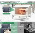 thumbnail image 7 of Gowoodhut Insulated Cat House Weatherproof Outdoor Cats Shelter Platform for 1-3 Community Cats Small Pets, 7 of 7