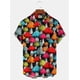 thumbnail image 5 of Camisas con estampado 3D de hongos para hombre, camisa hawaiana de moda, camisas casuales de playa de manga corta, blusa de un solo pecho para niños, ropa para hombre, 5 of 5