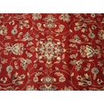 thumbnail image 4 of Tapis Rectangulaire Incroyable Rouge Floral Noué à la Main en Soie et Laine (10 x 7)', 4 of 7