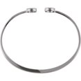 thumbnail image 2 of 14K White 1/6 CTW Diamond Circle Hinged Bangle 7" Bracelet in 14k White Gold, 2 of 4
