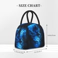 thumbnail image 2 of Disketp Wolf Bolsa Térmica para Almuerzo, Lonchera con Abertura Amplia y Gran Capacidad, Organizador Reutilizable para Mujeres, Hombres y Adultos, 2 of 6