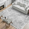 thumbnail image 1 of VEVOR Large Area Rug 9 x 12 ft Anti-Skid and Tear-Resistant Floor Mat Bohemian Gray, 1 of 9