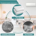 thumbnail image 7 of Clear Heavy-Duty Couch Cover - Waterproof & Scratch-Proof Vinyl Furniture Protector for Pets/Kids, Anti-Slip Thick Plastic Sofa Cover for Storage & Moving, 7 of 7