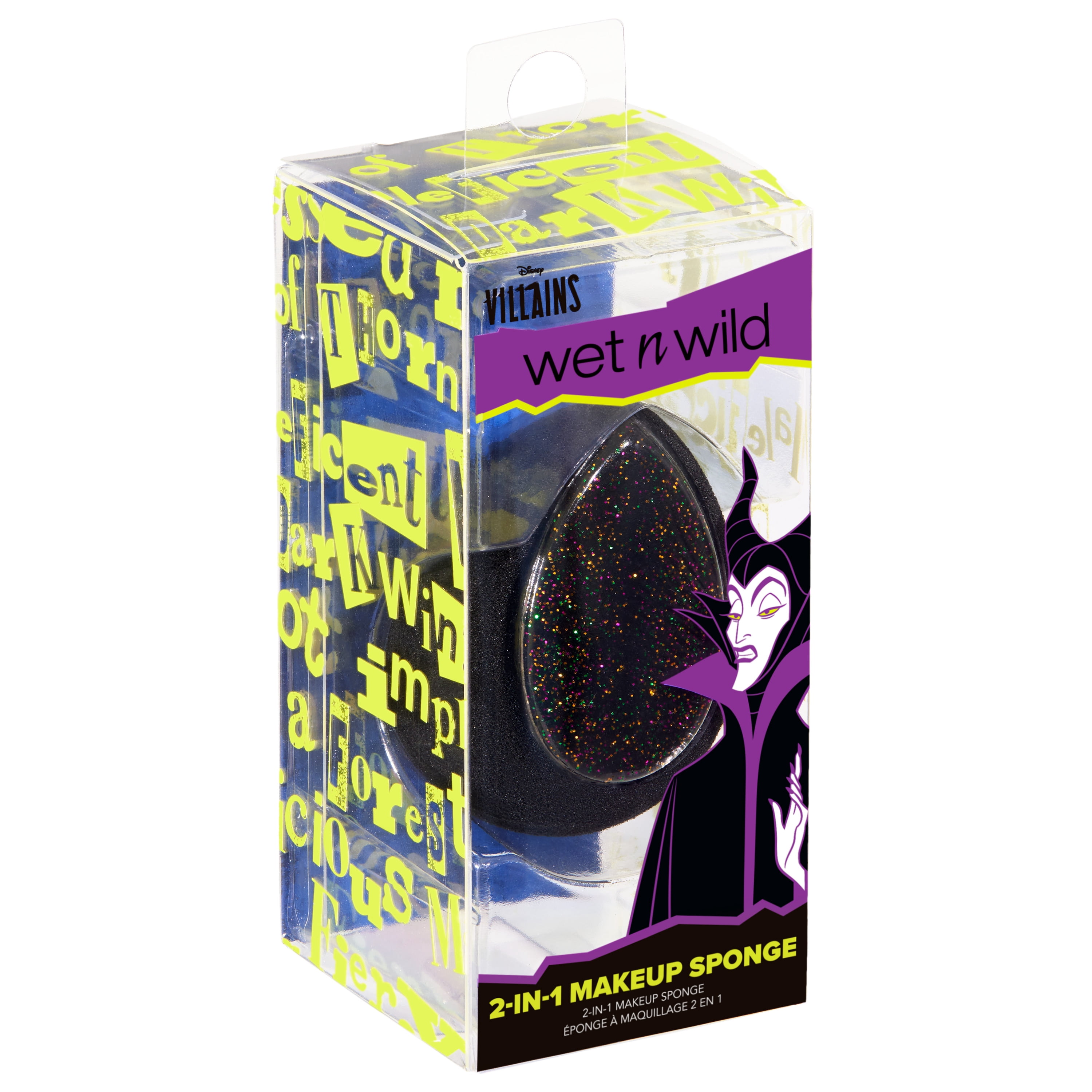Wet n Wild Disney Villains, Maleficent, 2-In-1 Black Teardrop Makeup Sponge