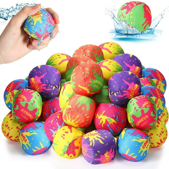 EASTIN 2 "Bombe d'Eau Splash Boules Mini Ballon Absorbant l'Eau Enfants Piscine Jouets Activités Aquatiques en Plein Air pour les Enfants Plage Partie Favorise 20 Pack