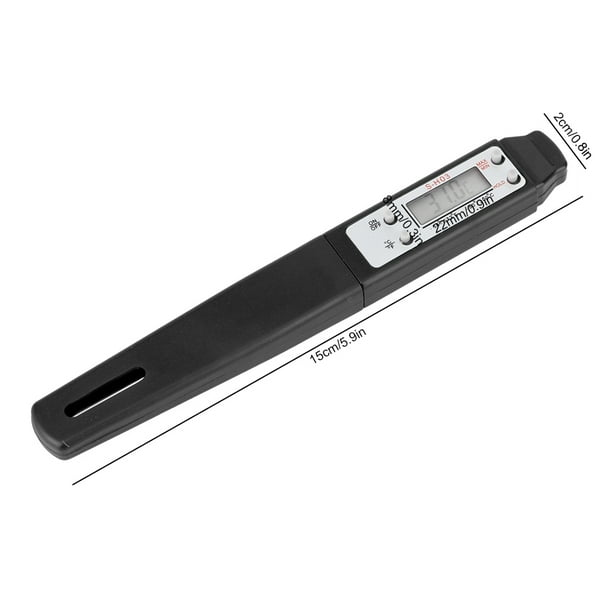 Termómetro Digital Portátil Tipo Bolígrafo para Cocina, Barbacoa, Carne, Freír, Comida, Leche