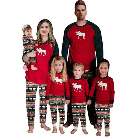Christmas Holiday Family Matching Sleepwear Pajamas Set Couples Pajamas ...