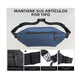 thumbnail image 3 of Bolso Riñonera Cruzada Pecho Bandolera Unisex BELUG  negra, 3 of 5
