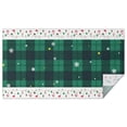 thumbnail image 1 of Meery Christmas Rectangle Table Cloth Green Buffalo Plaid Snowflake Table Clothes 60x102inch Polyester Happy Holiday Waterproof and Reusable Table Covers for Dining Table Buffet Parties Camping, 1 of 5