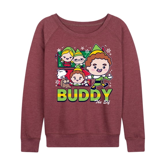 Elf - Buddy And Elves - Women's French Terry Long Sleeve Shirt