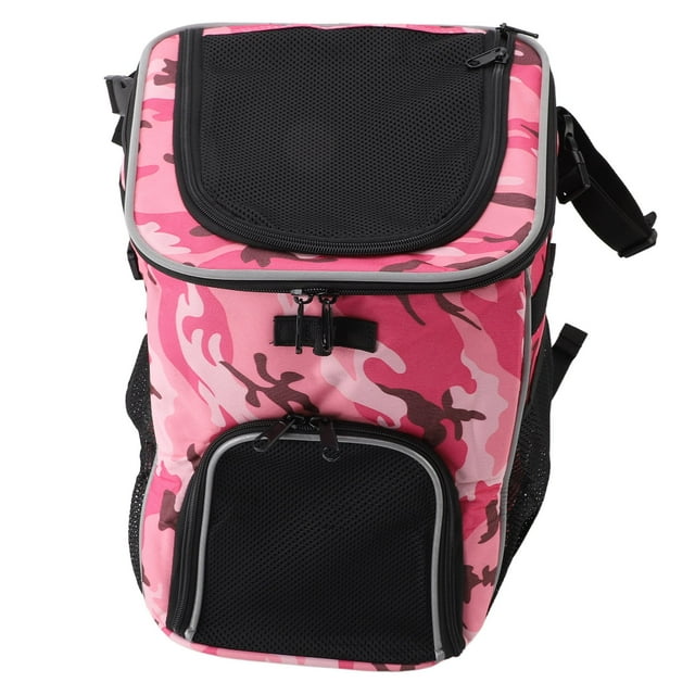 Sac à Dos de Transport pour Animaux, Grand Espace Sac Imperméable en Tissu Polyester Sac pour Animaux Respirant Panier de Vélo pour Chien Chat Chien Support de Voyage Extérieur Sac de Transport pour Voyage Randonnée Camping