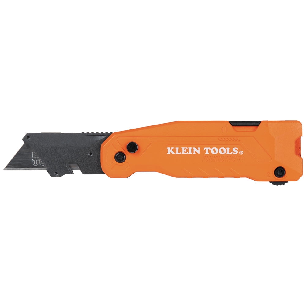 Klein Tools 44306 FLICKBLADE 2-in-1 Utility Knife & Scraper with Blade